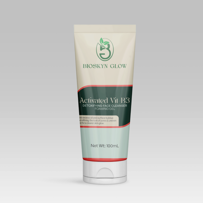 Activated Vit-B3 Detoxifying Face Cleanser Foaming Gel