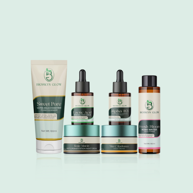 Intense radiance face set